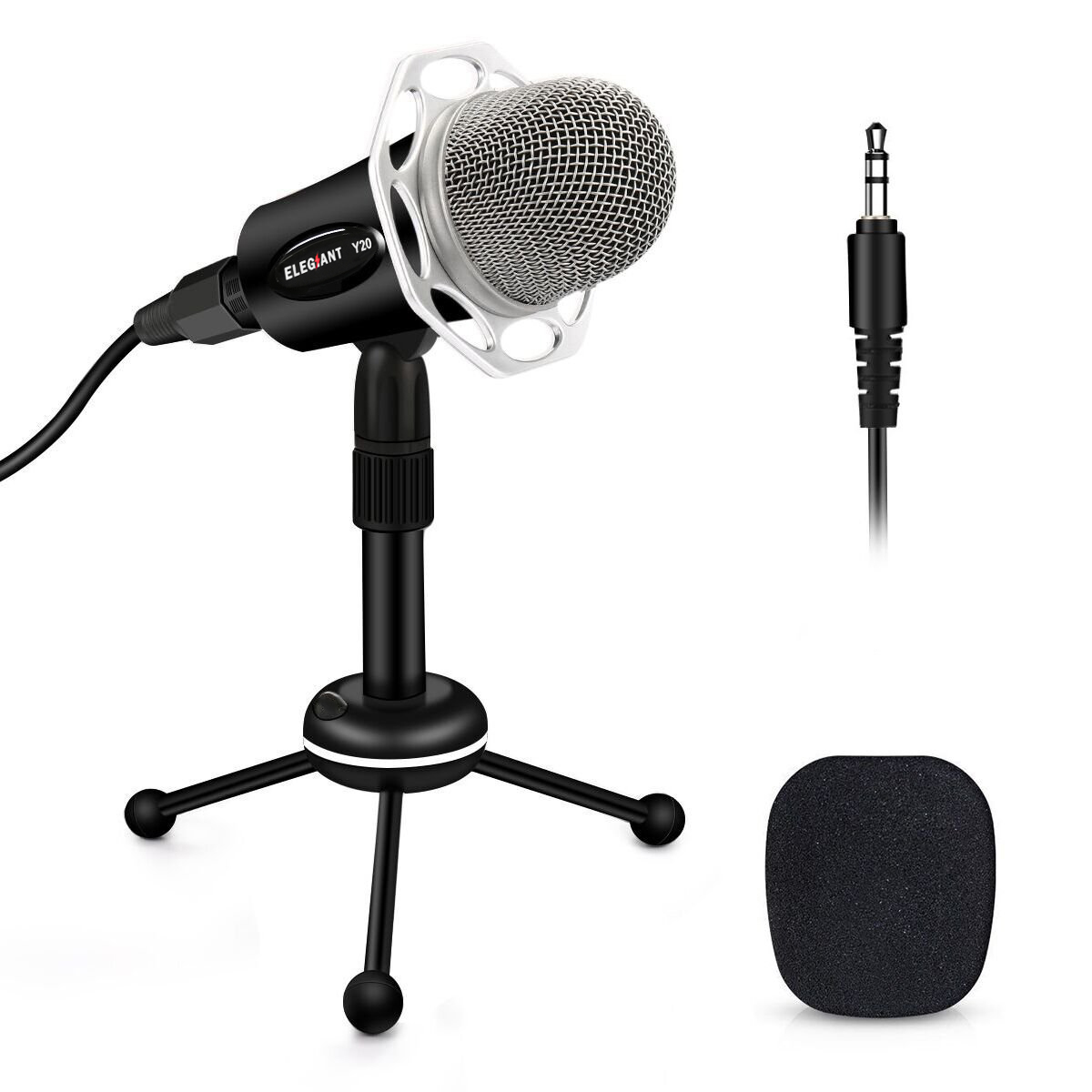 Mini Micro, Microphone, Enregistrement Vidéo De Chat Vocal élégant