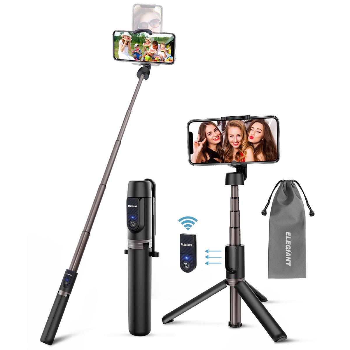 Perche à Selfie Mini téléphone sans fil Bluetooth Stick Aluminium