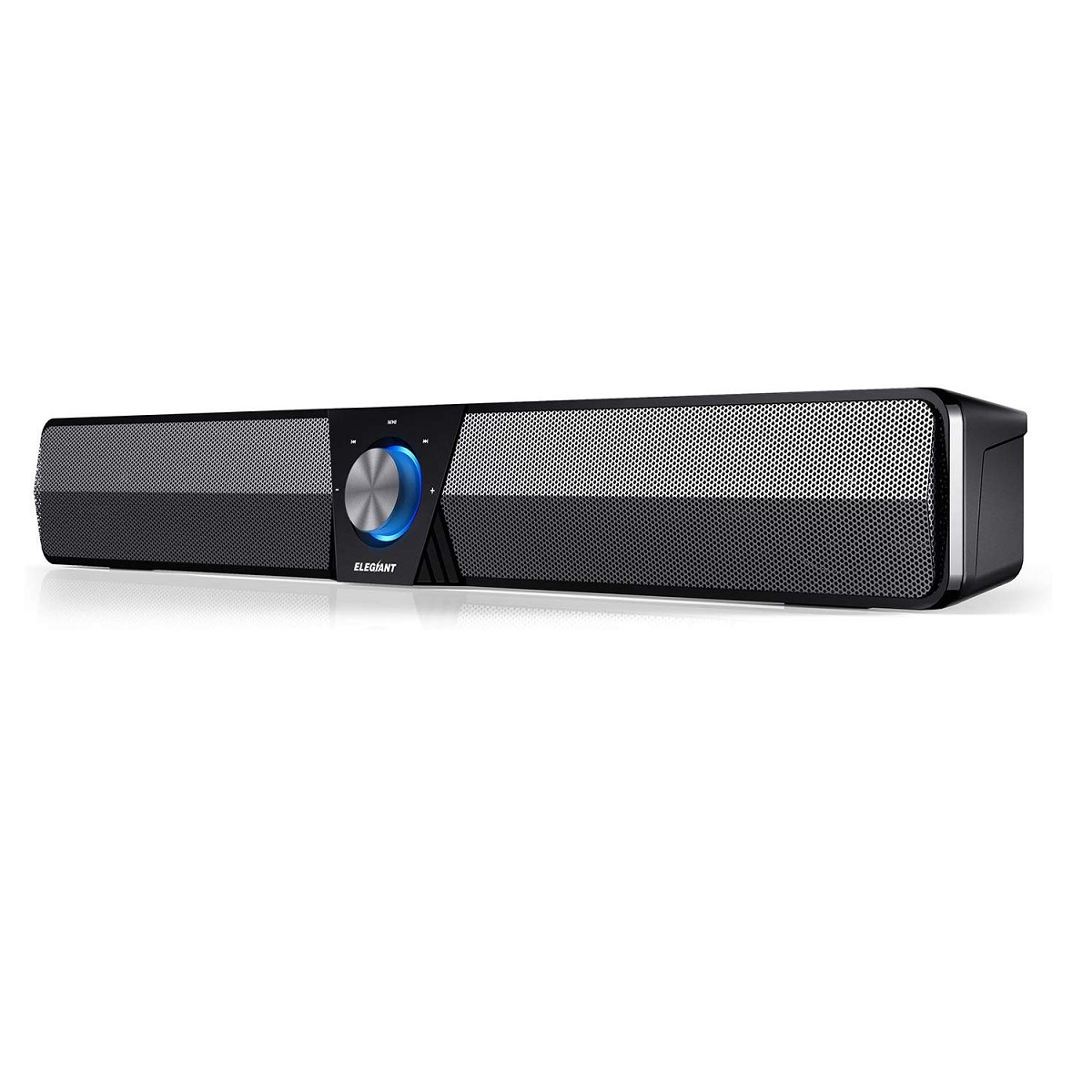 Altavoces PC ELEGIANT, 10W Barra de Sonido Bluetooth 5.0 Sobremesa con  Cable USB Estéreo de 2.0