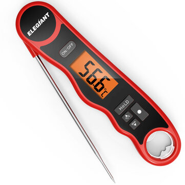 ELEGIANT Meat Thermometer Kitchen Cooking Thermometer Food Thermometer Digital Instant Read Thermometer Barbecue Thermometer best for Meat Milk Turkey Oil Candy Grill BBQ